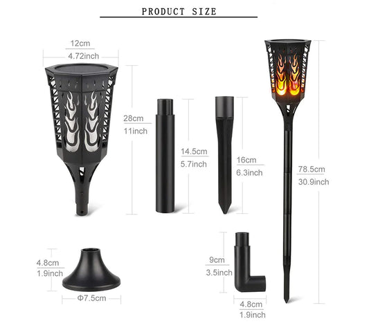 Torch Light, Landscape Light, Solar Light
