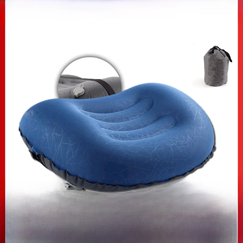 Portable TPU Inflatable Pillow for Travel and Camping