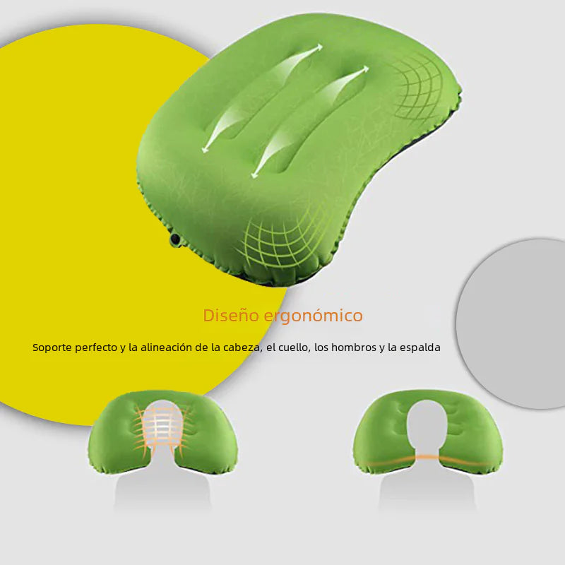 Portable TPU Inflatable Pillow for Travel and Camping