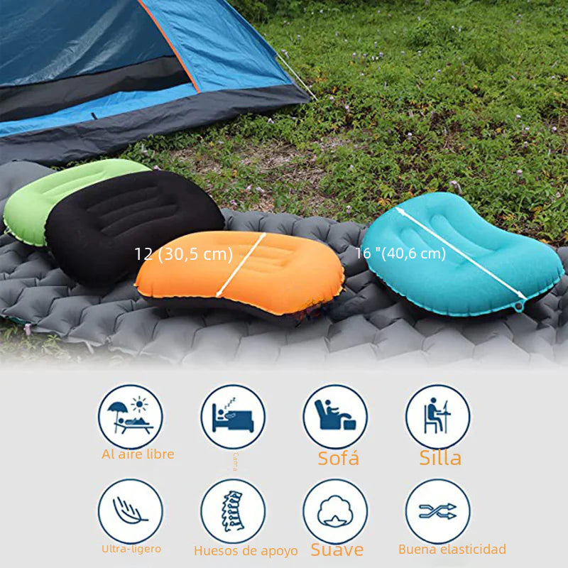Portable TPU Inflatable Pillow for Travel and Camping