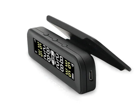 Digital Tire Pressure Monitor - Solar TPMS (One Unit)