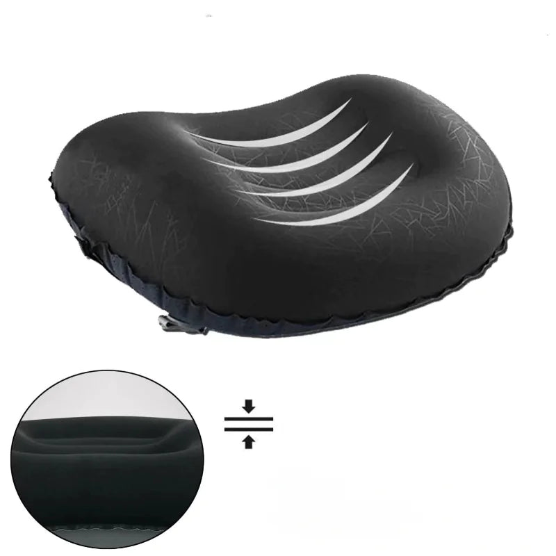 Portable TPU Inflatable Pillow for Travel and Camping